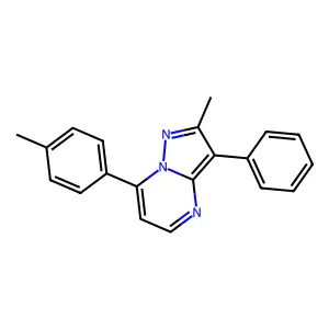2-Methyl-7-(4-methylphenyl)-3-phenylpyrazolo[1,5-a]pyrimidine structure