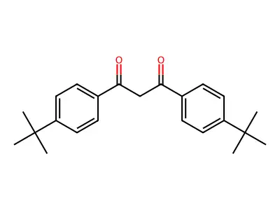 1,3-Propanedione, 1,3-bis[4-(1,1-dimethylethyl)phenyl]- structure