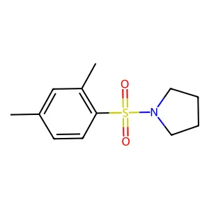 1-(2,4-Dimethylphenyl)sulfonylpyrrolidine structure