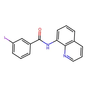 3-iodo-N-(quinolin-8-yl)benzamide structure