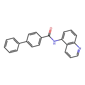 4-phenyl-N-quinolin-5-ylbenzamide structure