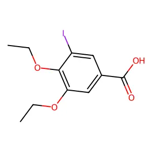 3,4-Diethoxy-5-iodobenzoic acid structure