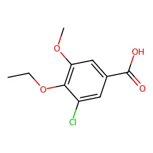 3-Chloro-4-ethoxy-5-methoxybenzoic acid structure