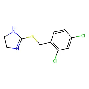 2-{[(2,4-dichlorophenyl)methyl]sulfanyl}-4,5-dihydro-1H-imidazole structure