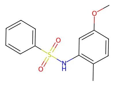 N-(5-methoxy-2-methylphenyl)benzenesulfonamide structure