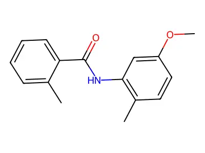 N-(5-methoxy-2-methylphenyl)-2-methylbenzamide structure