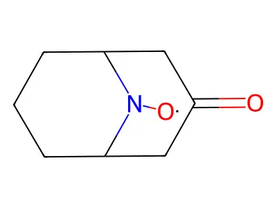 9-Azabicyclo(3.3.1)nonan-3-one, 9-hydroxy- structure