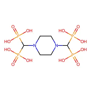 Phosphonic acid, P,P',P'',P'''-(1,4-piperazinediyldimethylidyne)tetrakis- structure