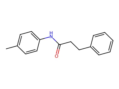 N-(4-甲基苯基)-3-苯基丙酰胺 structure