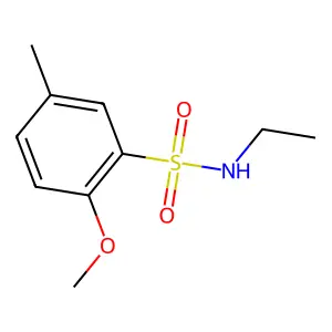 N-ethyl-2-methoxy-5-methylbenzenesulfonamide structure