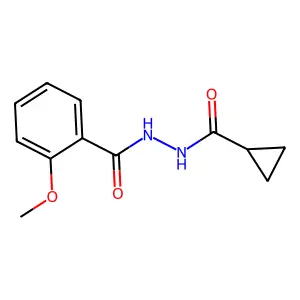 N'-(环丙基羰基)-2-甲氧基苯甲酰肼 structure