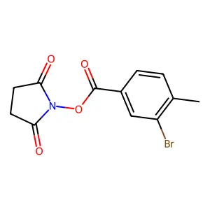 2,5-Dioxopyrrolidin-1-YL 3-bromo-4-methylbenzoate structure