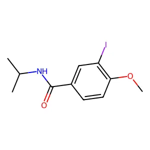 3-碘-N-异丙基-4-甲氧基苯甲酰胺 structure