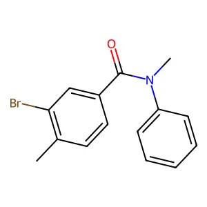 3-bromo-N,4-dimethyl-N-phenylbenzamide structure
