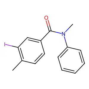 3-iodo-N,4-dimethyl-N-phenylbenzamide structure