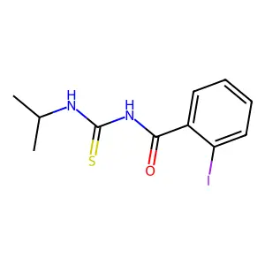 2-iodo-N-(propan-2-ylcarbamothioyl)benzamide structure