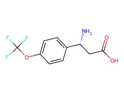3-Amino-3-(4-(trifluoromethoxy)phenyl)propanoic acid structure