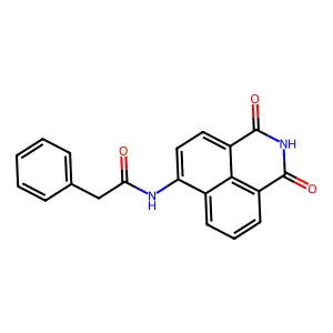 N-(1,3-dioxobenzo[de]isoquinolin-6-yl)-2-phenylacetamide structure