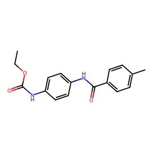 Ethyl 4-[(4-methylbenzoyl)amino]phenylcarbamate structure