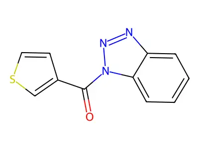 1H-Benzotriazol-1-yl-3-thienylmethanone structure