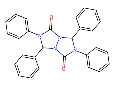 2,3,6,7-Tetrahydro-1,2,5,6-tetra-PH-1H,5H-S-triazolo(1,2-A)-S-triazole-3,7-dione structure