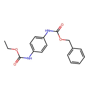 Benzyl ethyl 1,4-phenylenebiscarbamate structure