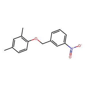 2,4-Dimethyl-1-((3-nitrobenzyl)oxy)benzene structure