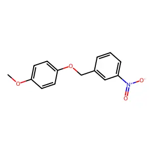 1-((4-Methoxyphenoxy)methyl)-3-nitrobenzene structure