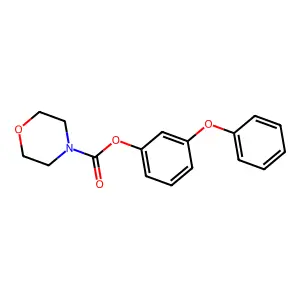 3-Phenoxyphenyl morpholine-4-carboxylate structure