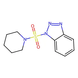 1-Piperidin-1-ylsulfonylbenzotriazole structure