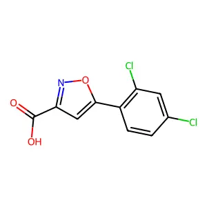 5-(2,4-Dichlorophenyl)-1,2-oxazole-3-carboxylic acid structure