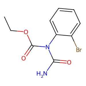2-(邻溴苯基)脲基甲酸乙酯 structure