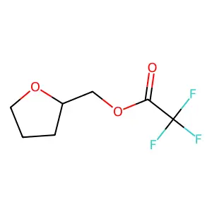 (Tetrahydro-2-furanyl)methyl 2,2,2-trifluoroacetate structure
