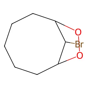 8,9-Dioxabicyclo(5.2.1)decane, 10-bromo- structure