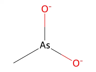 Methyl(dioxido)arsane structure