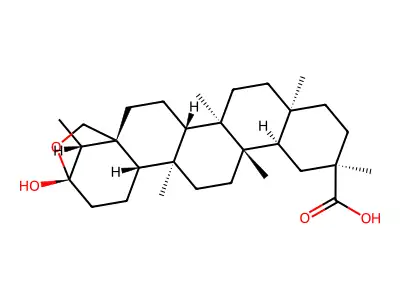 D:A-Friedooleanan-29-oic acid, 3,24-epoxy-3-hydroxy-, (3beta,20alpha)- structure