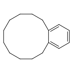 5,6,7,8,9,10,11,12,13,14-Decahydrobenzocyclododecene structure