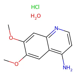 Amiquinsin Hydrochloride structure