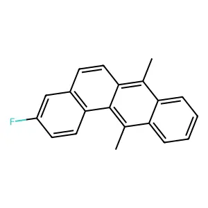 Benz(a)anthracene, 3-fluoro-7,12-dimethyl- structure