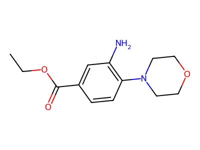 Ethyl 3-amino-4-morpholinobenzoate structure