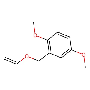 Benzene, 2-[(ethenyloxy)methyl]-1,4-dimethoxy- structure