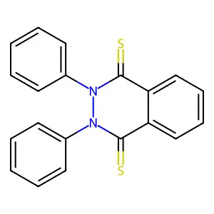 2,3-Diphenyl-2,3-dihydro-1,4-phthalazinedithione structure