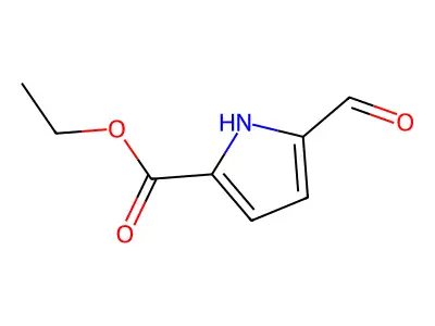 ethyl 5-formyl-1H-pyrrole-2-carboxylate structure