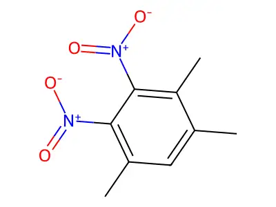 1,2,5-Trimethyl-3,4-dinitrobenzene structure