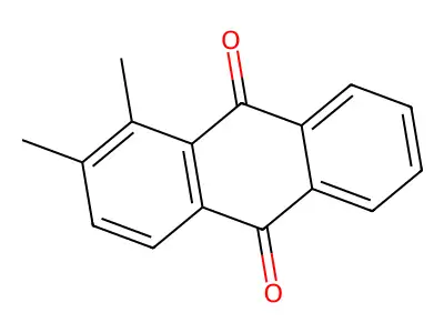1,2-Dimethylanthraquinone structure