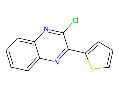 2-Chloro-3-(2-thienyl)quinoxaline structure
