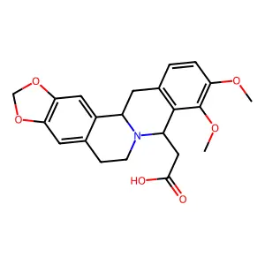 8-Canadinylacetic acid structure