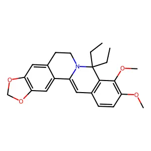 8,8-Diethyldihydroberberine structure