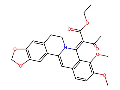 2-(9,10-dimethoxy-5,6-dihydro-[1,3]dioxolo[4,5-g]isoquino[3, structure