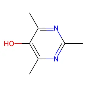 2,4,6-Trimethyl-5-hydroxypyrimidine structure
